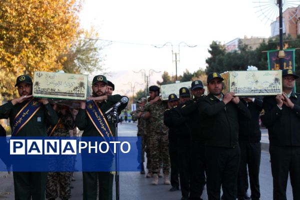 آیین استقبال از شهدای گمنام در سملقان