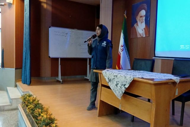  کارگاه آموزشی خبرنگاران پانا در دبیرستان دخترانه آرمینه مصلی نژاد