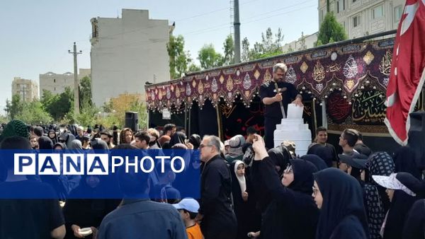 راهپیمایی دلدادگان حسینی در شهرستان سمنان