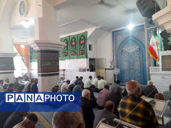 نماز عبادی سیاسی جمعه در مصلی مسجد جامع خلیل آباد