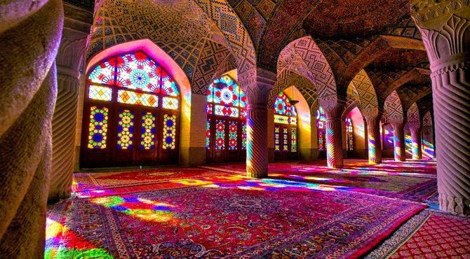 مسجد صورتی شیراز؛ شاهکار معماری جهان اسلام