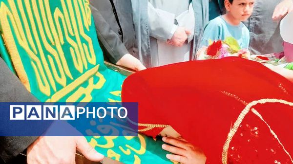 ورود پرچم متبرک حرم رضوی به شهرستان مارگون