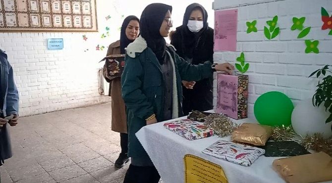 جشن نیکوکاری و کاشت نهال در دبیرستان صدیقه 2 مشهد