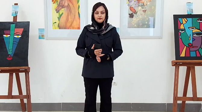 برگزاری نمایشگاه انفرادی طراحی و نقاشی در دیواندره