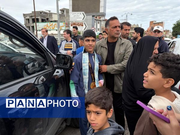 استقبال گرم از پارسا طهماسبی دارنده مدال طلای آسیا 