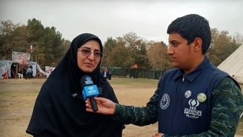 دعوت مسولین و دانش آموزان اردوی عشایر کشور برای حضور در راهپیمایی 13 آبان