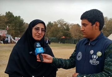 دعوت مسولین و دانش آموزان اردوی عشایر کشور برای حضور در راهپیمایی 13 آبان