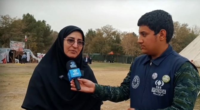 دعوت مسولین و دانش آموزان اردوی عشایر کشور برای حضور در راهپیمایی 13 آبان