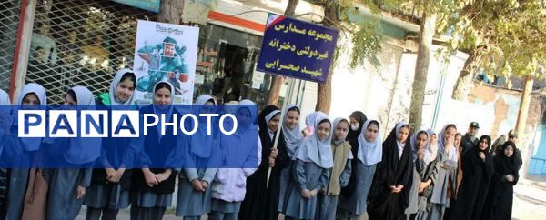 تشییع  پیکر مطهر شهید خوشنام در شهرستان خلیل آباد 