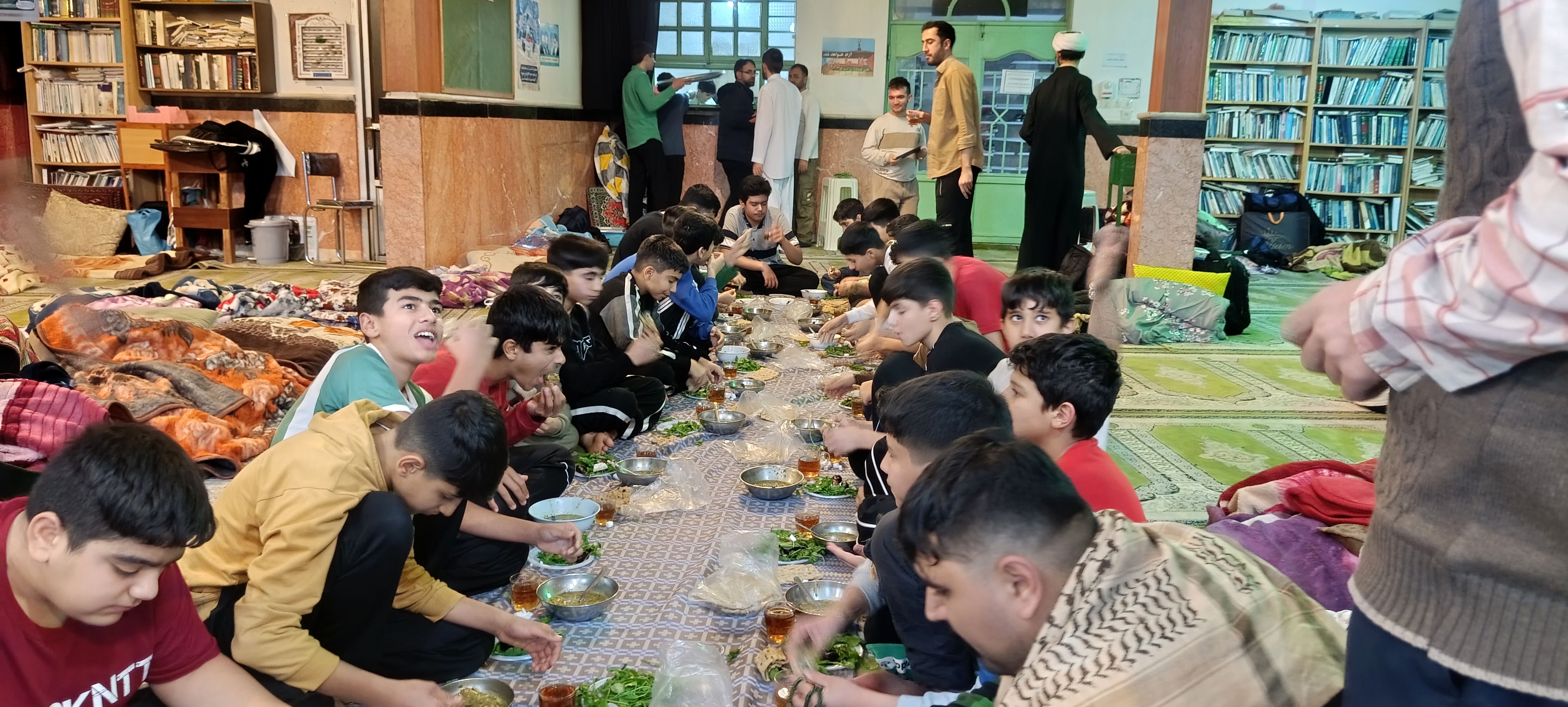 روز دوم اعتکاف پسران آشخانه 