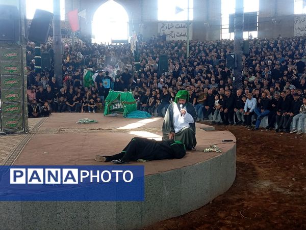 آیین سنتی شبیه خوانی اربعین حسینی در احمدآباد میانجلگه