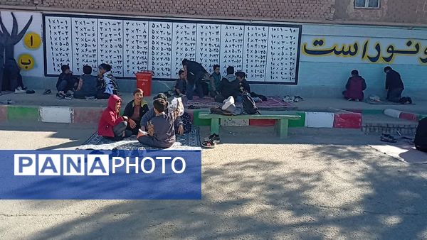 اردوی درون مدرسه ای روز دانش آموز در دبستان شهید پسندیده فدافن 