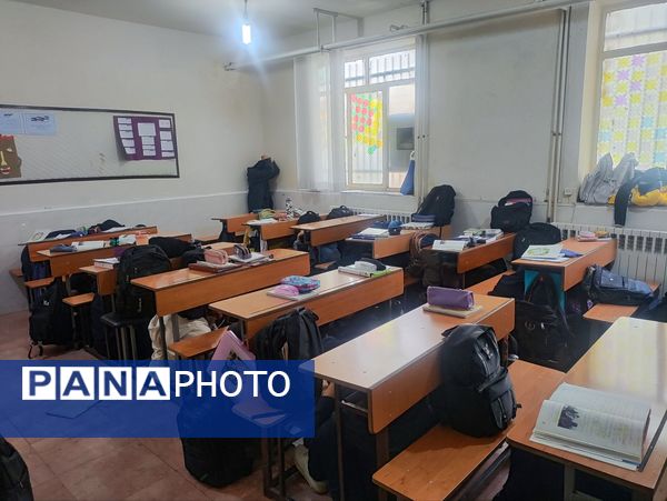 مانور زلزله در دبیرستان مهدی خدابنده