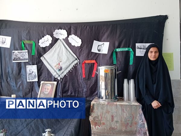 گرامیداشت پنجمین سالگرد شهادت سردار سلیمانی در دبیرستان فاطمه الزهرا 