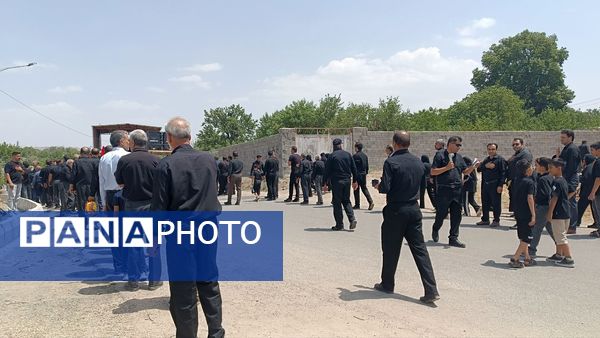 مراسم تاسوعای حسینی در آستانه سید سلطان فقیه‌الدین