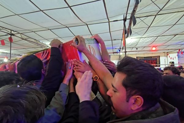 شهید گمنام، مهمان ویژه روستای بنستان بود