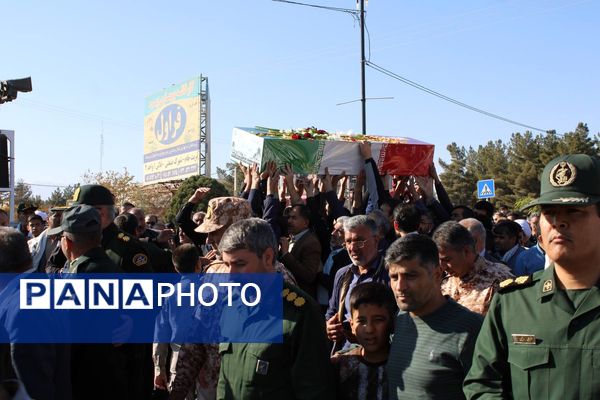 پیکر شهید گمنام، مهمان آسمانی شهرستان تربت‌جام