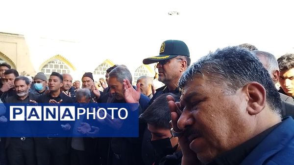 تشییع پیکر جانباز شهید علی فتح آبادی در نیشابور 