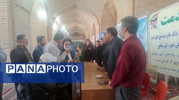 میز خدمت ادارات نیشابور پیش از نماز جمعه 