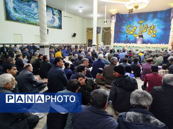 مراسم ولادت حضرت قائم (عج) در هیات مهدیه کاشمر