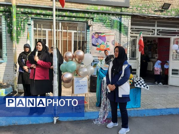 المپیاد ورزشی درون مدرسه‌ای در دبستان دخترانه نوفل لوشاتو ناحیه سه مشهد مقدس