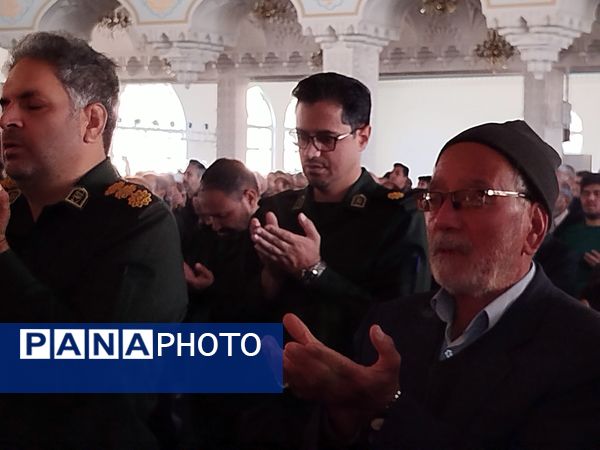 نماز جمعه شهرستان کاشمر با حضور پر رنگ مردم ترشیز کهن برگزار شد 