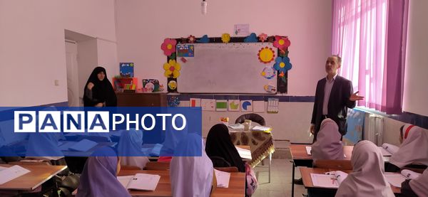 بازدید راهبر آموزشی از دبستان شهید نجفی فدافن