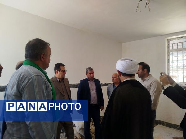 بازدید مدیرکل آموزش و پرورش خراسان شمالی از پروژه‌های نهضت توسعه عدالت آموزشی فاروج