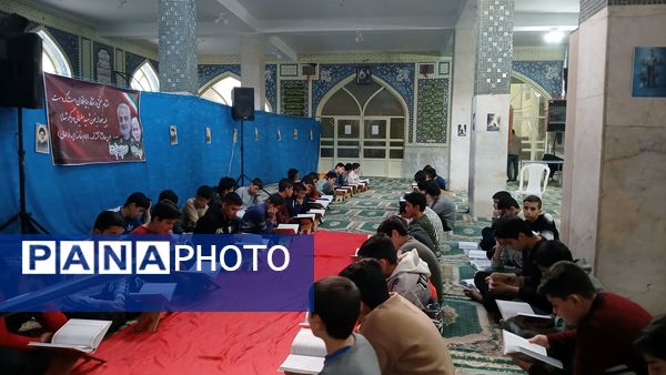  اعتکاف دانش‌آموزی در شهرستان بن