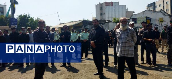 راهپیمایی عزاداران قائمشهری در سالروز رحلت رسول اکرم (ص) و امام حسن مجتبی (ع)