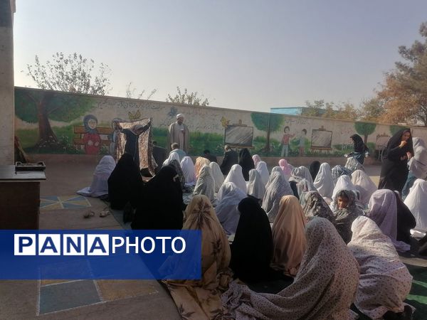 نماز باران در آموزشگاه زهرا عبداللهیان ارغا خلیل آباد 