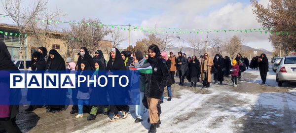 راهپیمایی ۲۲بهمن در روستای اسلام آباد شیروان