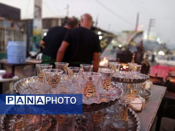 میهمانی عزاداران حسینی در موکب‌های محرمی فریدونکنار 