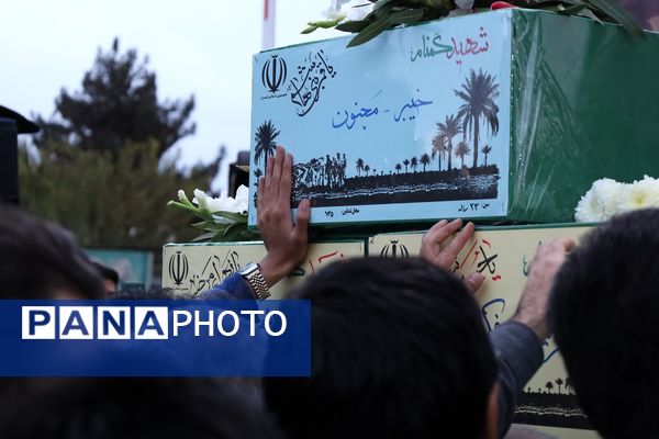 برگزاری مراسم باشکوه استقبال از شهدای گمنام در کرج 