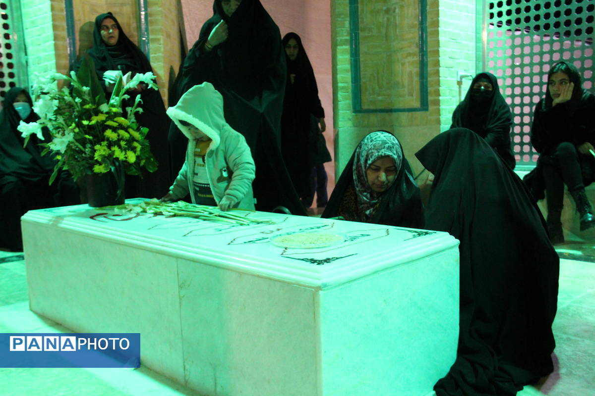 اولین سالگرد تدفین شهید گمنام پارک بزرگ شهر یزد