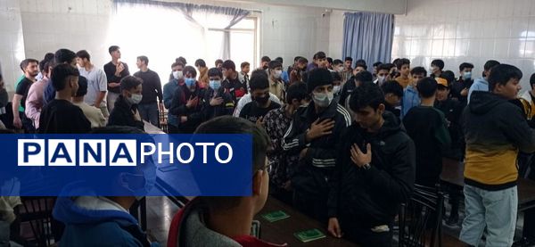 مراسم سوگواری به مناسبت دهه فاطمیه در مدرسه  علامه طبابایی سرهنگ