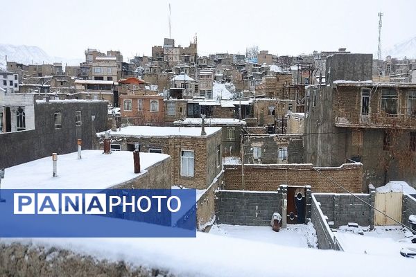 بارش اولین برف پاییزی آذر ماه  ۱۴۰۳ در شهر زیبای بار