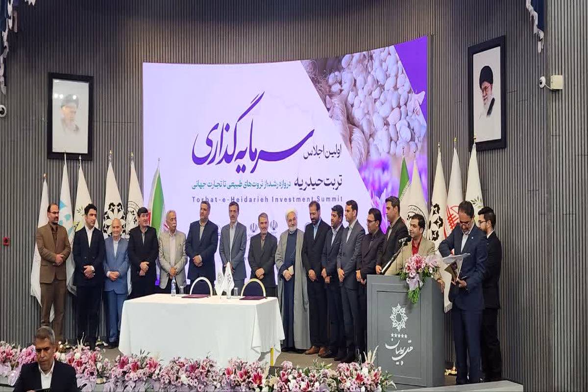 تربتحیدریه بستر امن و آمادهای برای سرمایهگذاری