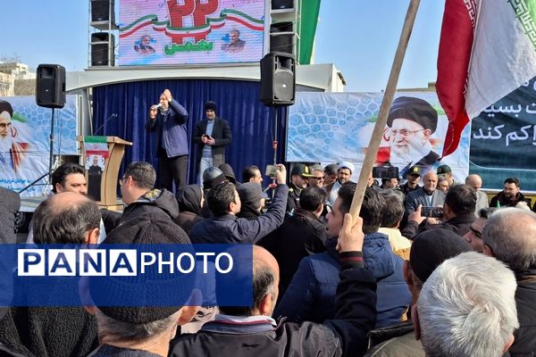 تجمع مردم غیور، انقلابی و ولایتمدار اسلامشهر در جشن ۴۶ سالگی انقلاب اسلامی