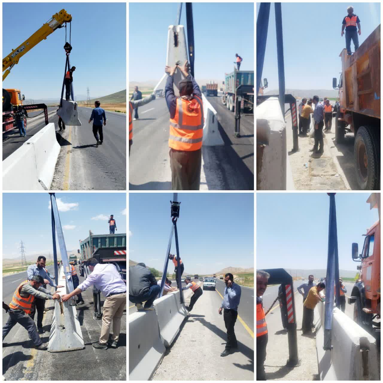 پایان خطر در گردنه گوشنگلی (محور بروجن لردگان)