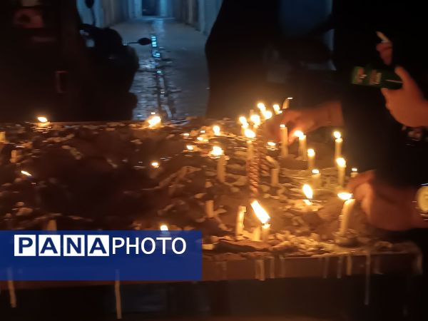 آیین شام غریبان در شهرستان نیشابور