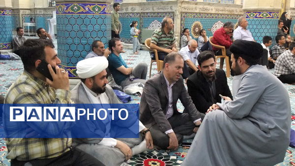 اختتامیه جشنواره تولید محتوا نماز و مسابقه عطر انتظار در امامزاده سیدجعفر یزد