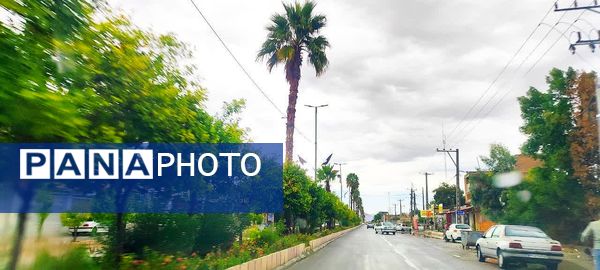 بارش باران فاریاب را شست و هوای غبار آلود پاک شد