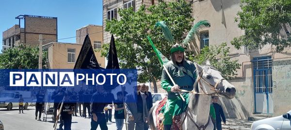 عزاداری روز تاسوعای حسینی در شهرستان بام و صفی آباد