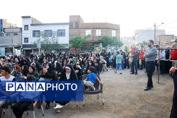 برگزاری مراسم دهه کرامت در شهر قیامدشت ری یک
