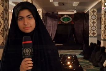 برگزاری مراسم شهادت حضرت فاطمه(س) در دبیرستان فرزانگان ۲