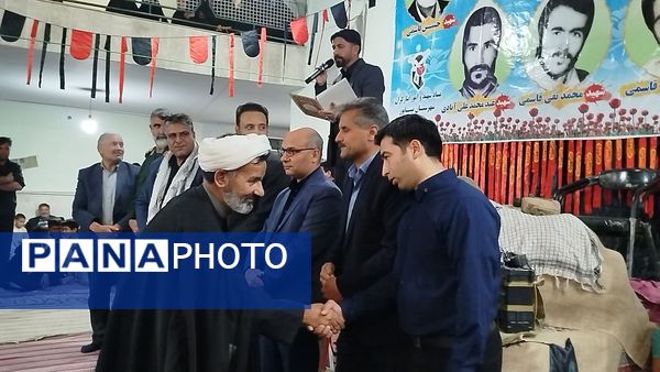 یادواره شهدا در روستای قاسمی نیشابور