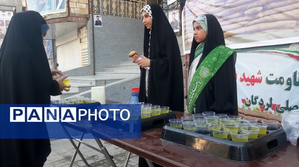هیات دخترانه این‌بار از نوع حماسی در شهرستان لردگان