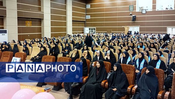 مراسم جشن روز دختر به‌مناسبت ولادت با سعادت حضرت معصومه(س) در شهر ساوه 
