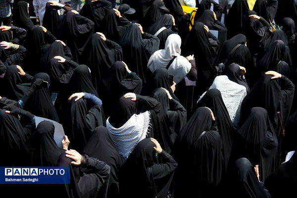 راهپیمایی مردمی علیه تهاجم رژیم صهیونیستی به ایران - تهران
